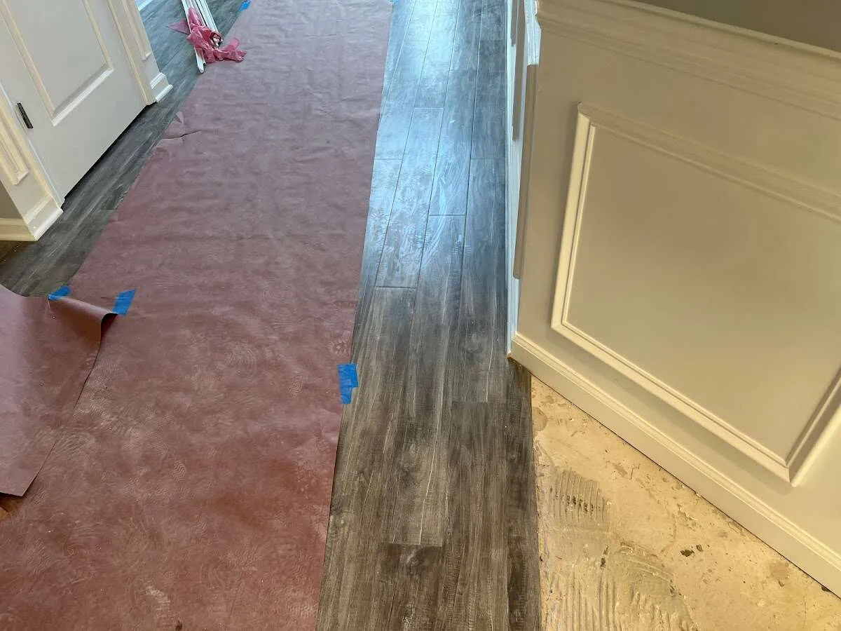 Completed marble shower restoration in Wood River